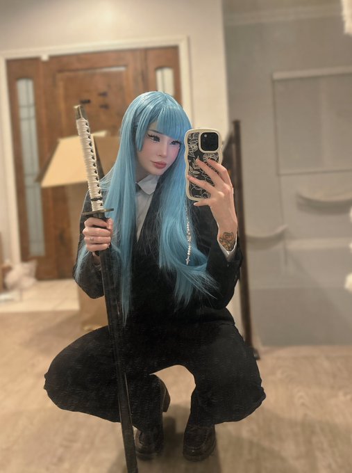 I did a costest of Miwa last night for a Jujutsu Kaisen themed party :3  I won the cosplay contest bc<a href="/tag/perfectblue"class="tags"><span>#perfectblue</span></a>