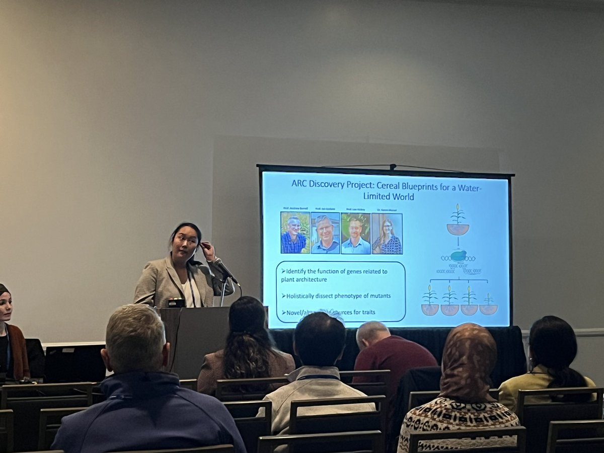 Sven Weber (@svenomics) on Twitter photo Great talk by <a href="/YasmineCan/">Yasmine Lam</a> at he <a href="/PAGmeeting/">PAG-International Plant & Animal Genome Conference</a> on gene editing in sorghum and how knocking out a gene can influence the plant architecture. Great talk by <a href="/YasmineCan/">Yasmine Lam</a> at he <a href="/PAGmeeting/">PAG-International Plant & Animal Genome Conference</a> on gene editing in sorghum and how knocking out a gene can influence the plant architecture.