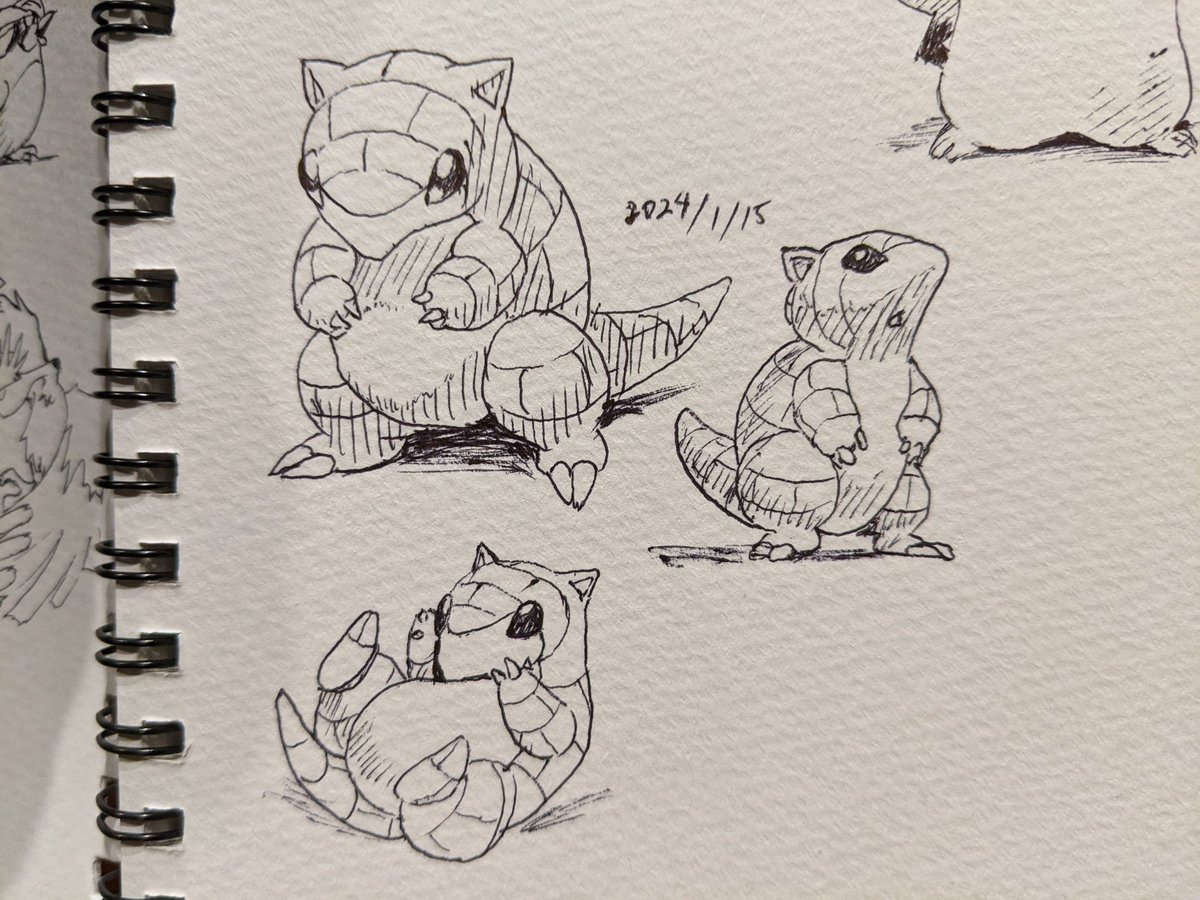 サンド とくしゅが低くてみず技でワンパンなのがな〜 可愛いけど カキカキ。 