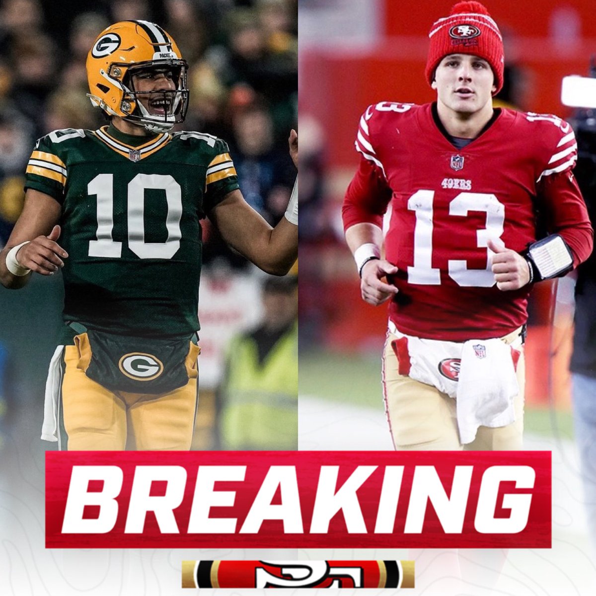 The #49ers will officially play the GB #Packers in the NFC Divisional round of the NFL Playoffs