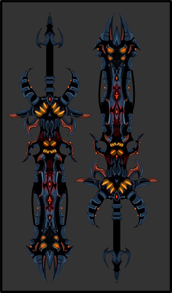 💥 Wrath of Suinotlim 💥

A long forgotten relic of the past, lurking deep inside the caves of tercessuinotlim, Nulgath says to be careful while wielding this monstrosity…it might take control over you.

My entry for the #Dage vs #Nulgath contest.
AQW name: Roland1234567