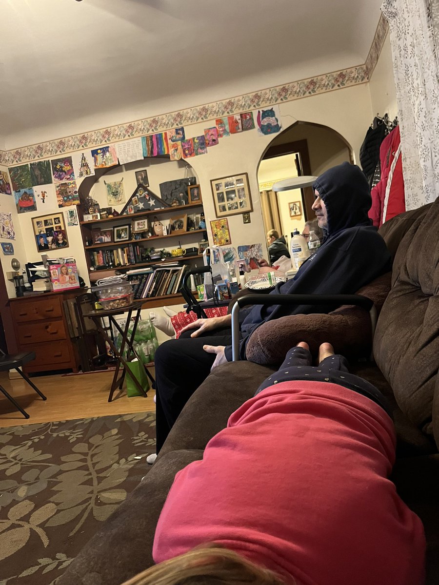 irkivy's tweet photo. Uncle Stan watching paw patrol: 
“It’s easy to watch, not too hard on the mind” https://t.co/ECGWu0ksFm