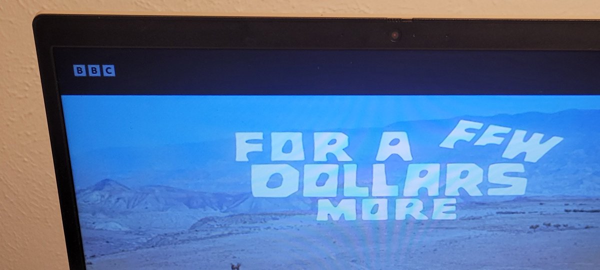 LuxValentino's tweet photo. Glad I have to log into BBC from the US to watch a spaghetti western filmed in Spain by a mostly Italian cast and crew and set in Texas. #travel #exploreyourbackyard https://t.co/yRAoLBr5pR