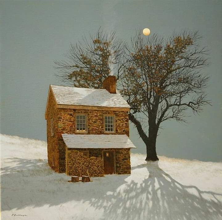 fraveris's tweet photo. Peter Sculthorpe.
American, b. 1948.
Sequestered. 2020.
Oil on Linen. https://t.co/mzVjY7WYfN