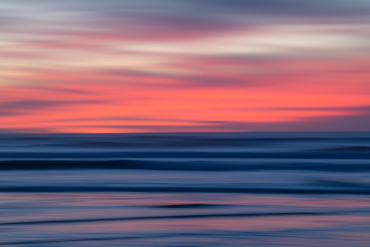 Sunset progression at Kalaloch Beach on the Washington coast.