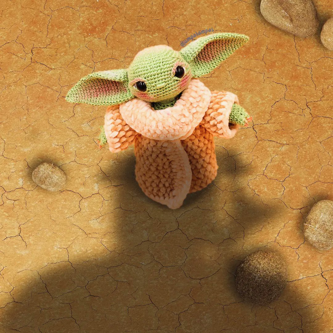 amparompos's tweet photo. ¡La ternura en forma de crochet! 😍 
Nuestro muñeco de Grogu está listo para conquistar tu corazón con su encanto intergaláctico. 
¿No es adorable? 💚✨ 

#handmade #adorable #crochet #starwars #babyyoda #disney #mandalorian #amigurumi https://t.co/bCiJVH7YCG