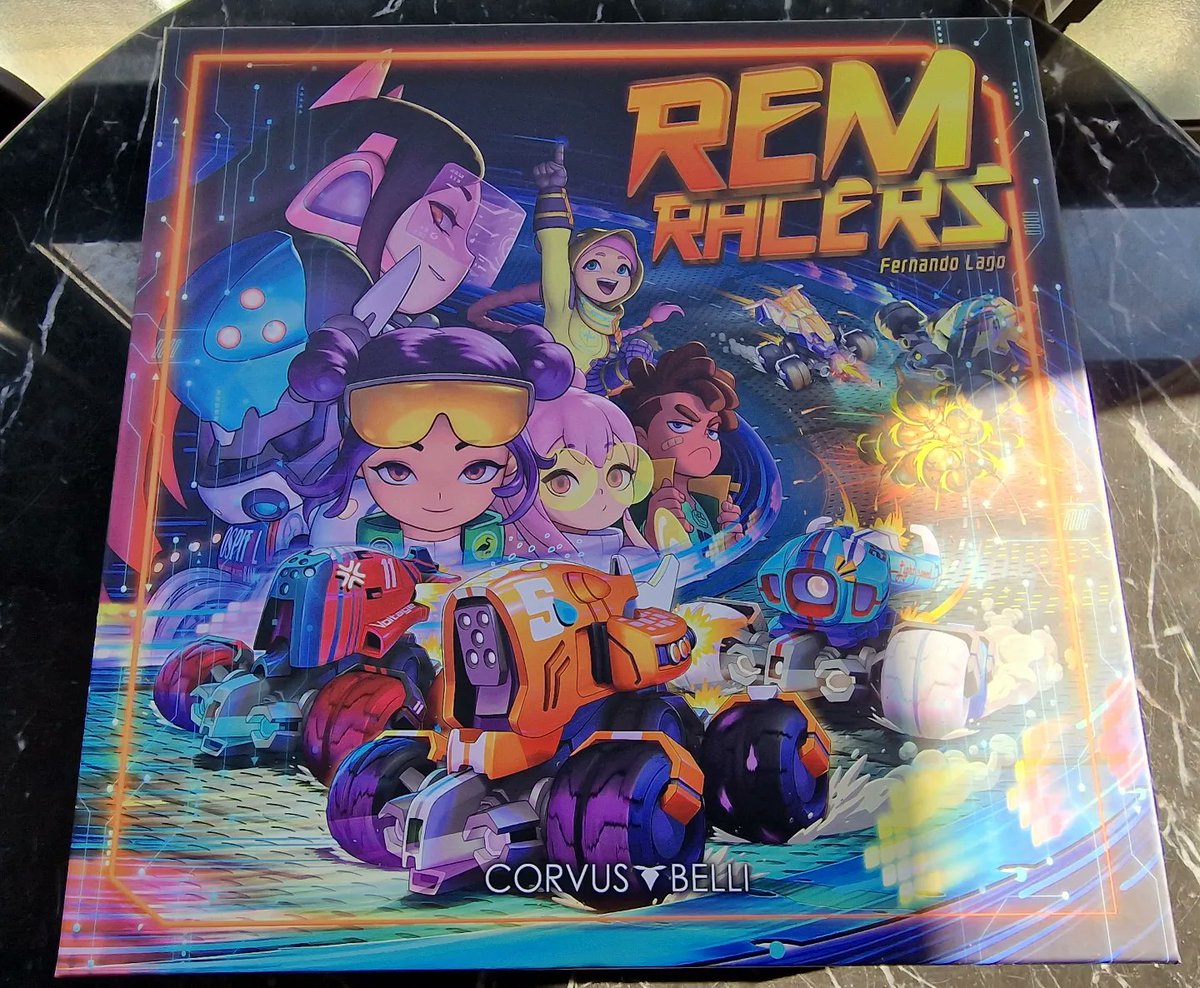 Gracias a <a href="/corvusbelli_/">Corvus Belli Official</a> hemos  podido probar antes de su lanzamiento REM Racers el nuevo juego de mesa del universo <a href="/InfinityTheGame/">Infinity universe</a> . El juego saldrá a la venta el 1 de febrero en la tienda de Corvus Belli y a final de ese mismo mes en distribución en tiendas.

#JuegoDeMesa