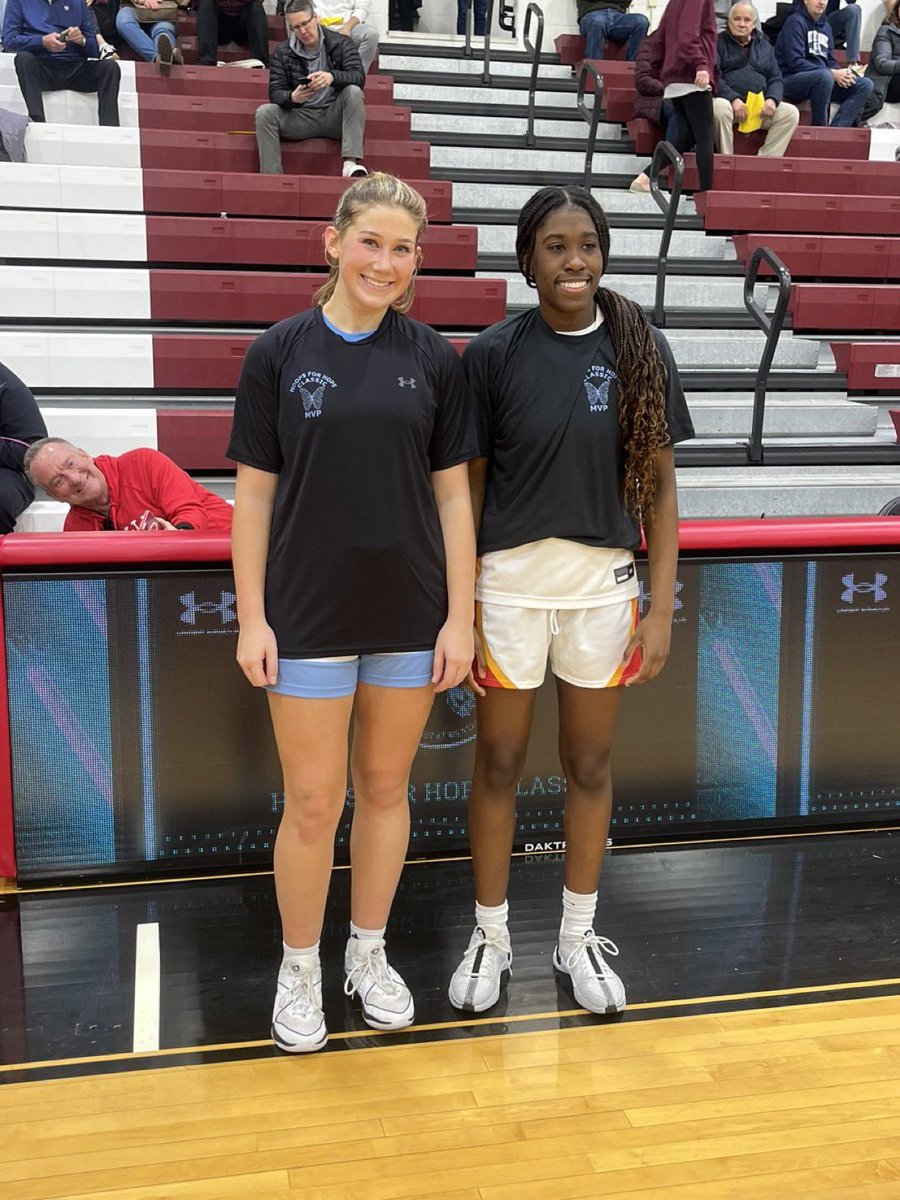 What a game today against a great Haverford HS 🏀team! NP bringing home the win 45-44!! Caleigh Sperling with the game MVP!