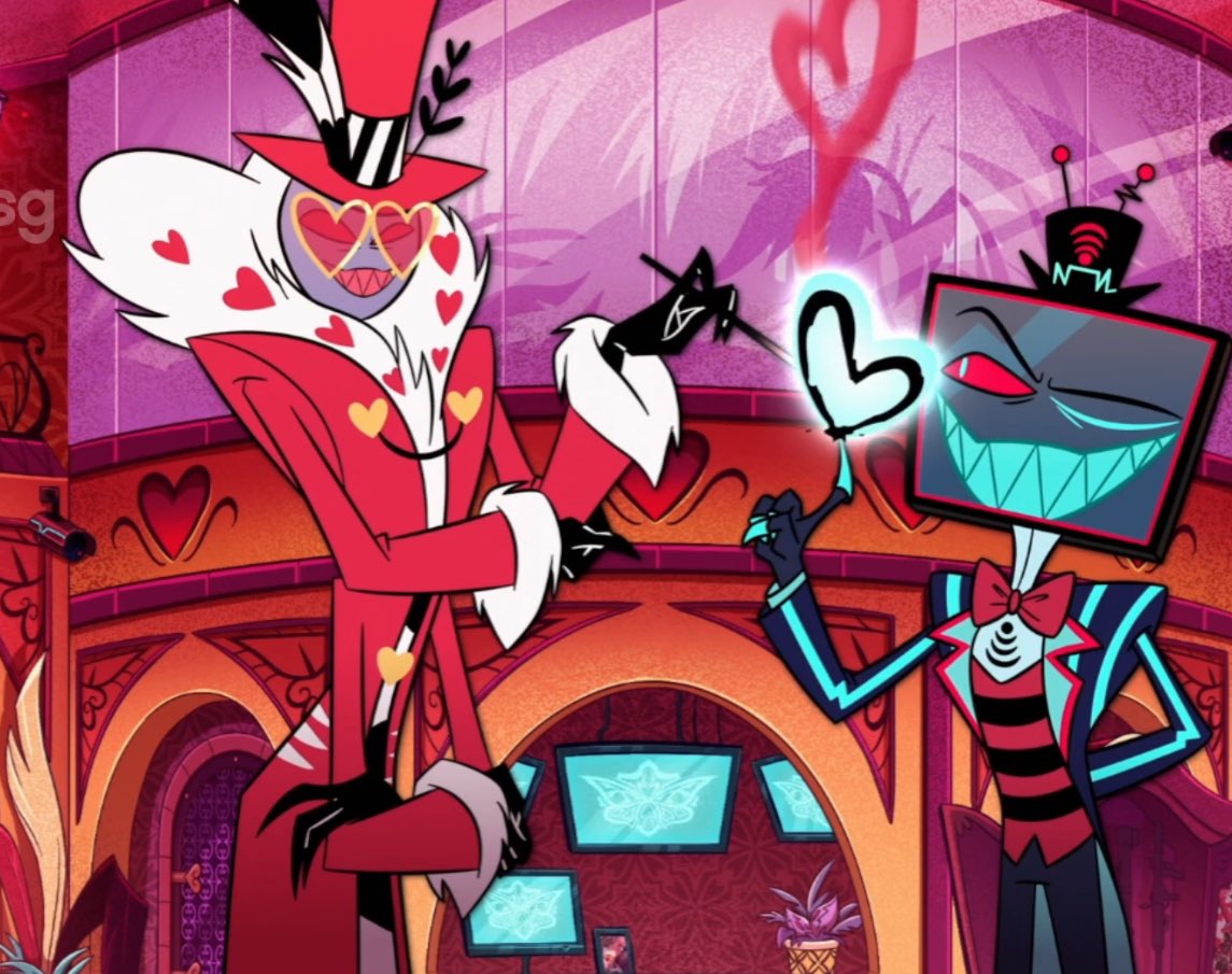 Daily_VVV's tweet photo. #DailyVees VOXVAL NATION OUR TIME IS NOW. #voxval #staticmoth #hazbinhotel https://t.co/MgsrmIpReP