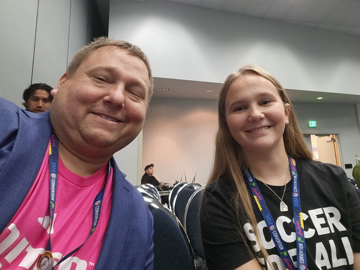 What a week, fifth convention in the bag. Before we got to #StrongerUnited24 we both pondered our purpose.

We knew it would be different as <a href="/KTGBeautiful/">🌼⚽🌼 Keep The Game Beautiful Podcast 🌼⚽🌼</a> Pod stayed home. <a href="/Anna_Tuuri/">Anna Tuuri</a> saying "I'm no longer a kid." Me shifting to advocacy work for Disabilities Allies. ..