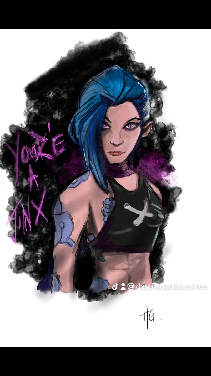 DAYAKARPADAYAC1's tweet photo. JINX FAN ART
#jinxarcane #Jinx #arcane #fanart #Netflix https://t.co/SwFKVPFMZp