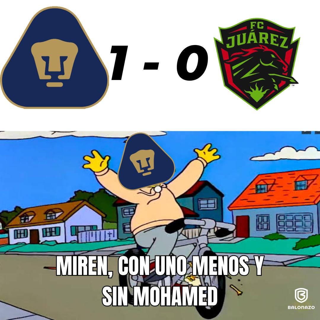 GANARON LOS PUMAS ⚽️😎

Con solitario gol de Toto Salvio, PUMAS venció en C.U. a Bravos de Juárez 

#Juárez #PUMAS #UNAM #Futbol #LigaMX #TerritorioBalonazo #México