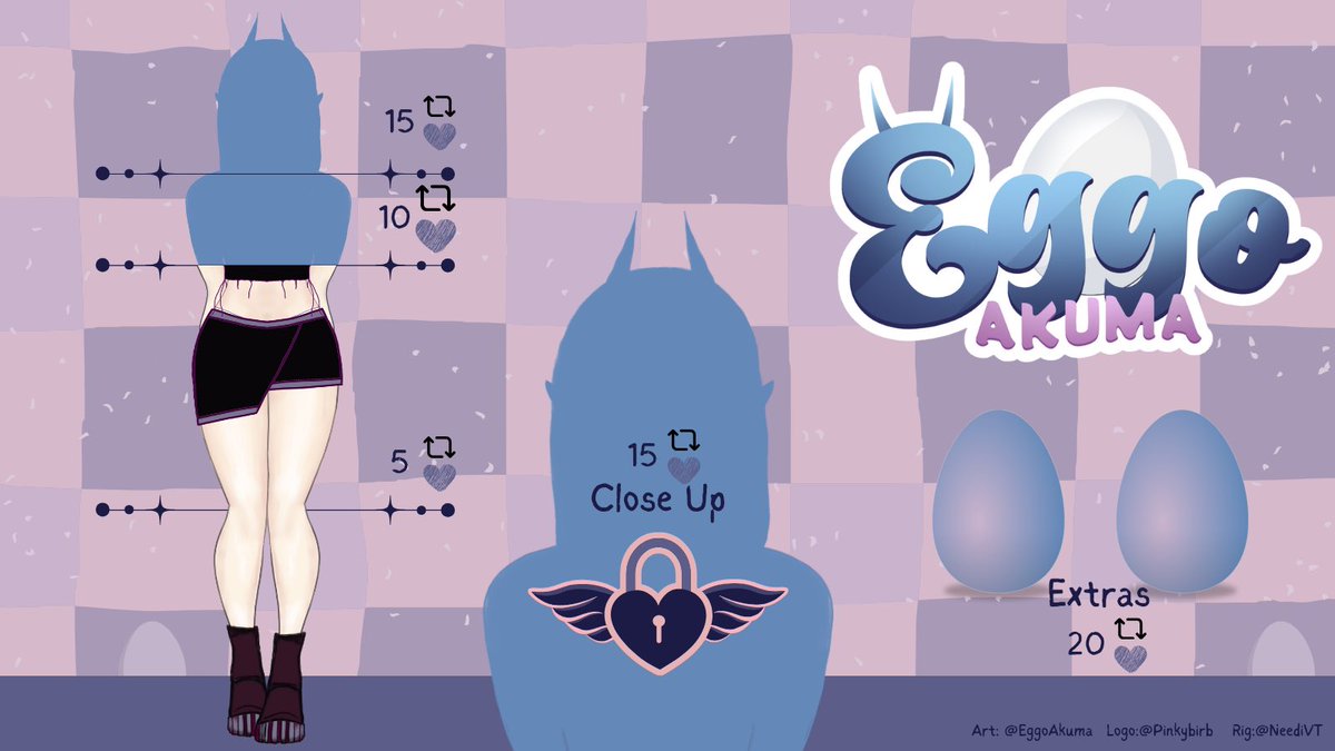 EggoAkuma's tweet photo. More parts are unlocked!🔓

Let’s keep it going! 💜🔁

#VTuberDebut #Vtubers #VtuberEN https://t.co/VuFQ2oHbtz