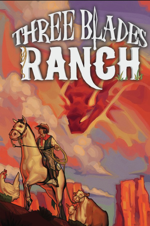 QuailCoreGames's tweet photo. Take a look at some of the recent screen grabs from my upcoming Fantasy-Western Ranching Sim, Three Blades Ranch!

Cover art by the amazing and talented @2000Law19 https://t.co/ny9Ul7KOem