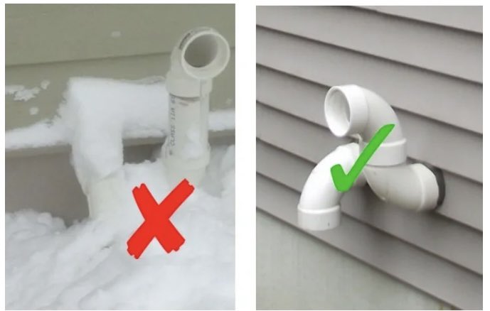 Strong winds, freezing temperatures and snowfall are creating the perfect storm to cause ice and snow buildup around your home intake and exhaust vents. This can result in your furnace shutting off and the risk of dangerous levels of carbon monoxide to enter your home.