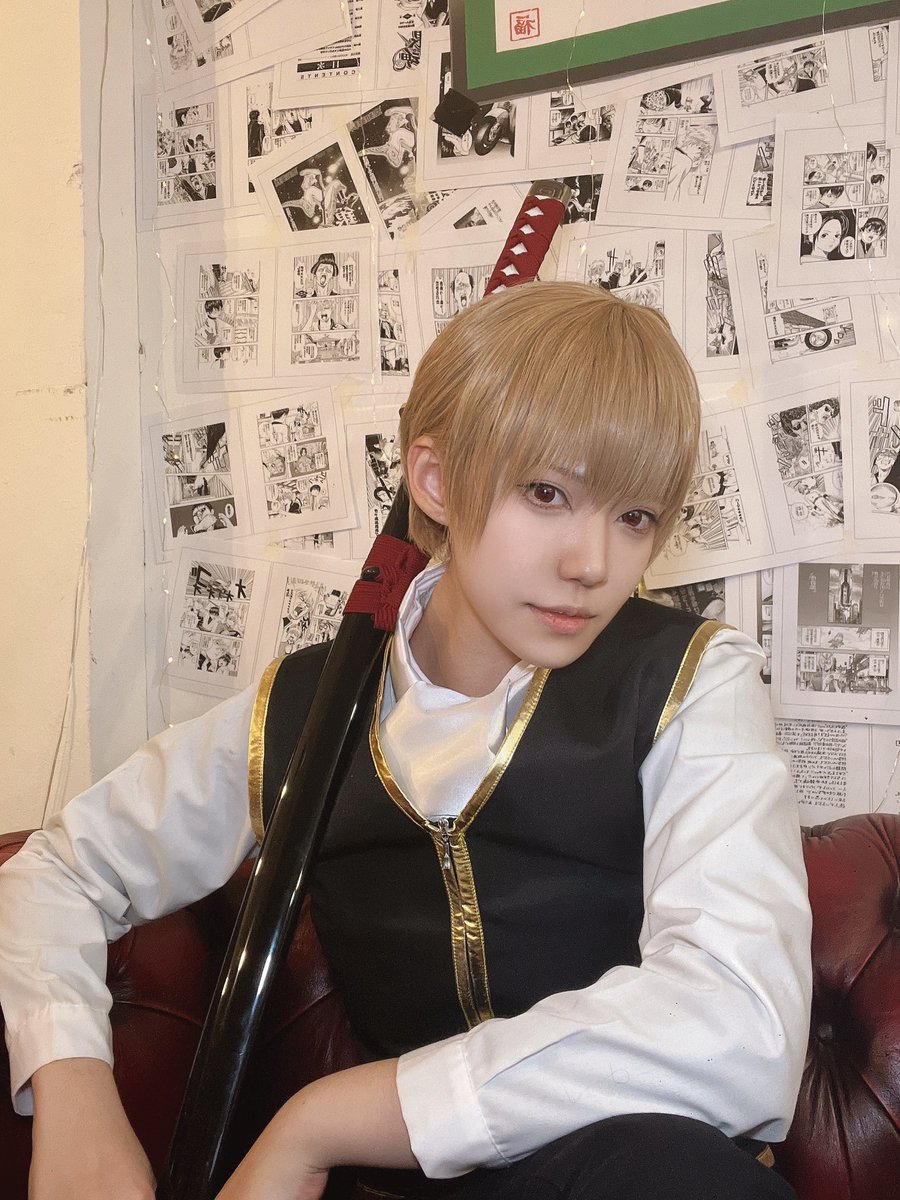 AkabaneAnna's tweet photo. 来真选组吃牢饭吧
#沖田総悟 #銀魂 #コスプレ https://t.co/7DraAMqpp5