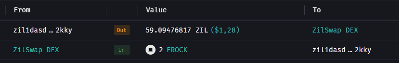 Frock_Invest's tweet photo. LOL. There is a very smart person who found our test case on #zilswap. Thank you for the purchase and support. Follow us for the official launch plus benefits for #zilpepe and #zilliqa. https://t.co/1COrZddbH4
