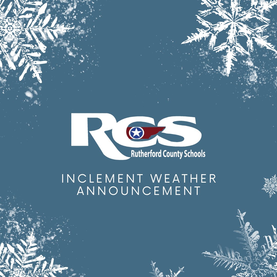RCS closed Tuesday, Jan. 16, 2024 for inclement weather

All extra curricular activities, including practices, are also not permitted for Monday and must be concluded today by 8 p.m. A decision on Tuesday’s activities will be announced on Monday.

Details: rcschools.net/apps/news/arti…