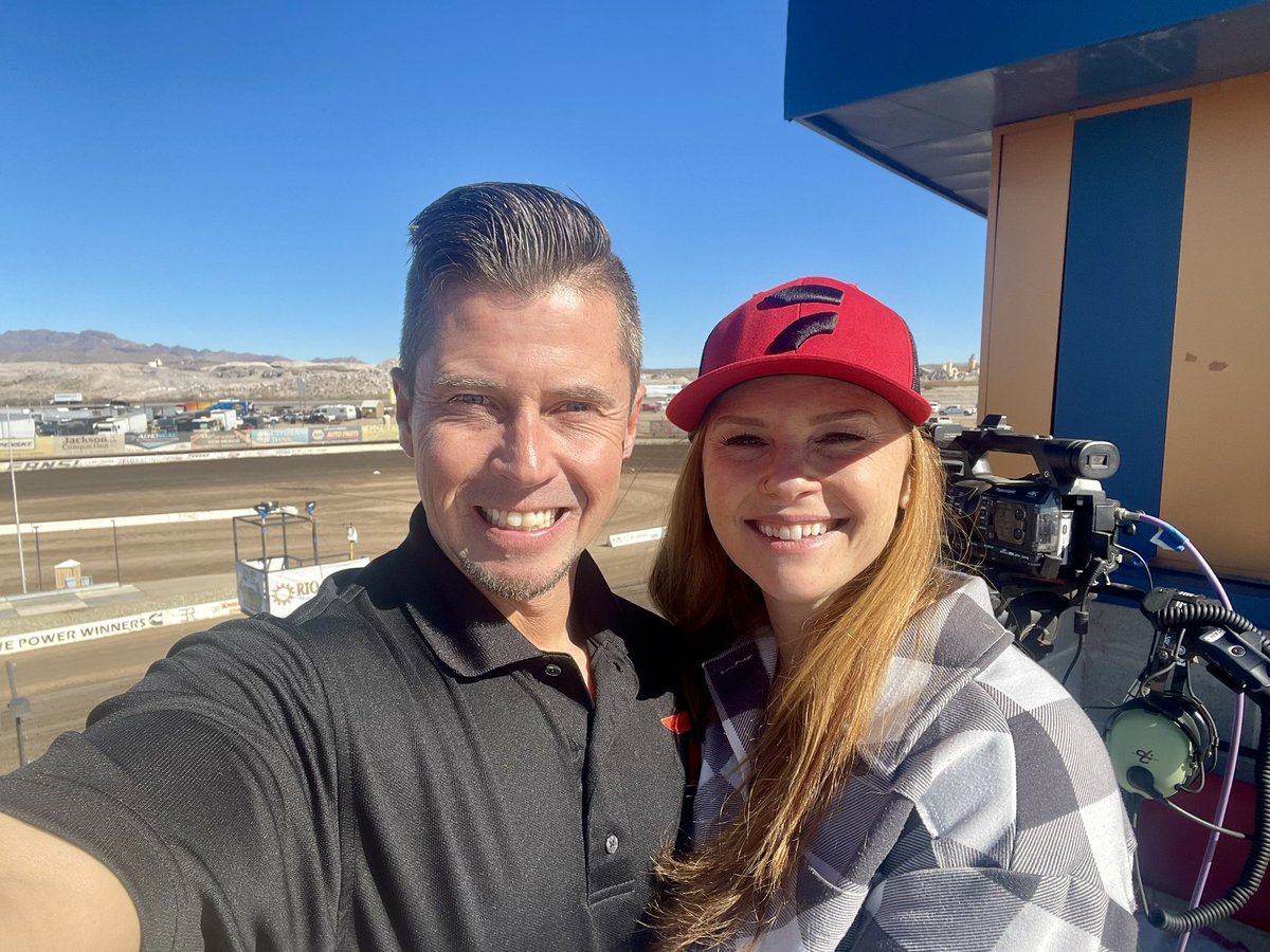 RealBenShelton's tweet photo. One final round of racing in the desert today at the @WildWShootout at @FKrodends @VadoSpeedway. Having @SherylShelton out here to support me for the past week has meant the world to me. Going live at 3pm MT at @FloRacing. #LandOfEnchantment #MuchBetterHalf https://t.co/nvQ6C2ZciB