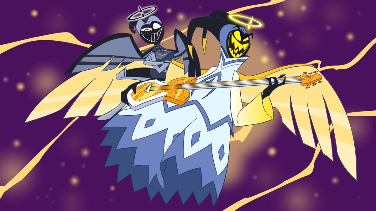 T-minus 5 days until the official premiere of Hazbin Hotel! Adam and Lute can't wait to meet you >:)