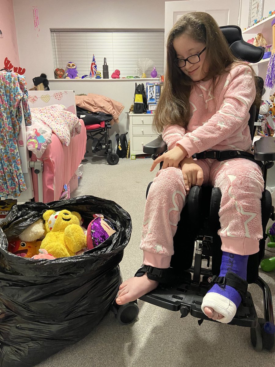 Being kind and caring comes naturally to most. Leonie has decided that she wants to give other children some of her toys. Being an autistic child whose brain is damaged from birth which causes her to have Quadriplegia CP, is a huge triumph to let go of things because of Leonie’s