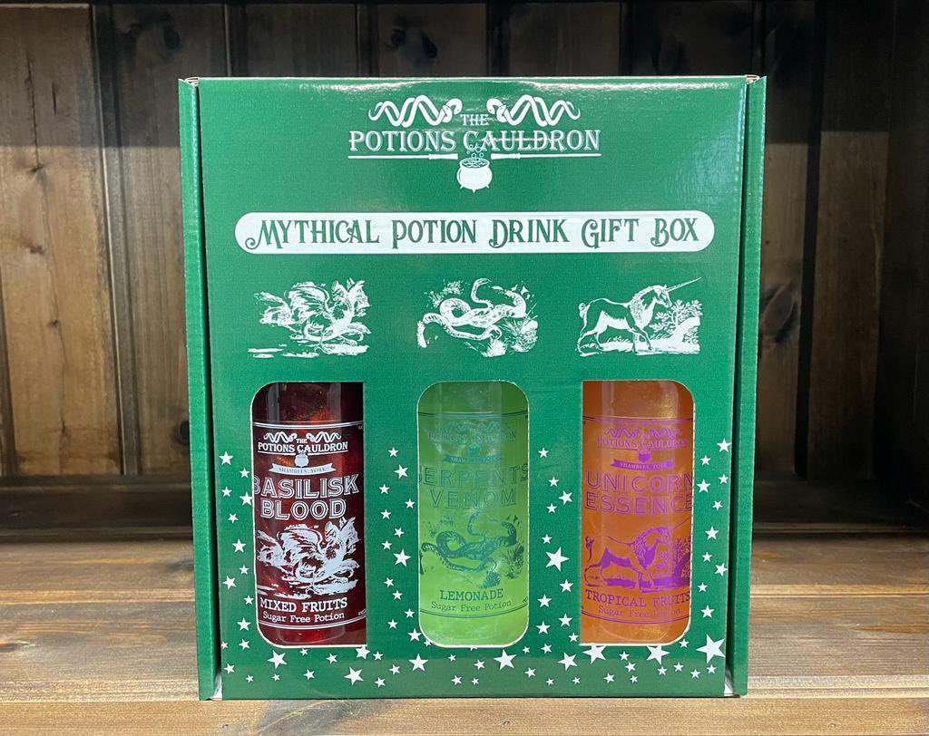 Our potion gift boxes have been given new splash of colour by our alchemists ! 🎨✨🪄