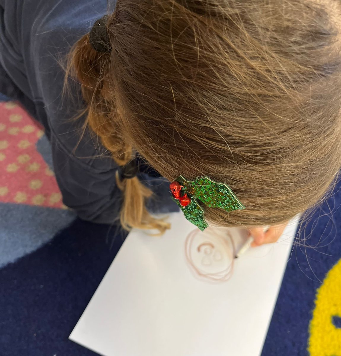 After reading The Three Little Pigs, we went to scribble club to learn how to draw a pig. They were quite 
 the little artist 🎨🐖<a href="/DanesfieldSchl/">Danesfield School</a>