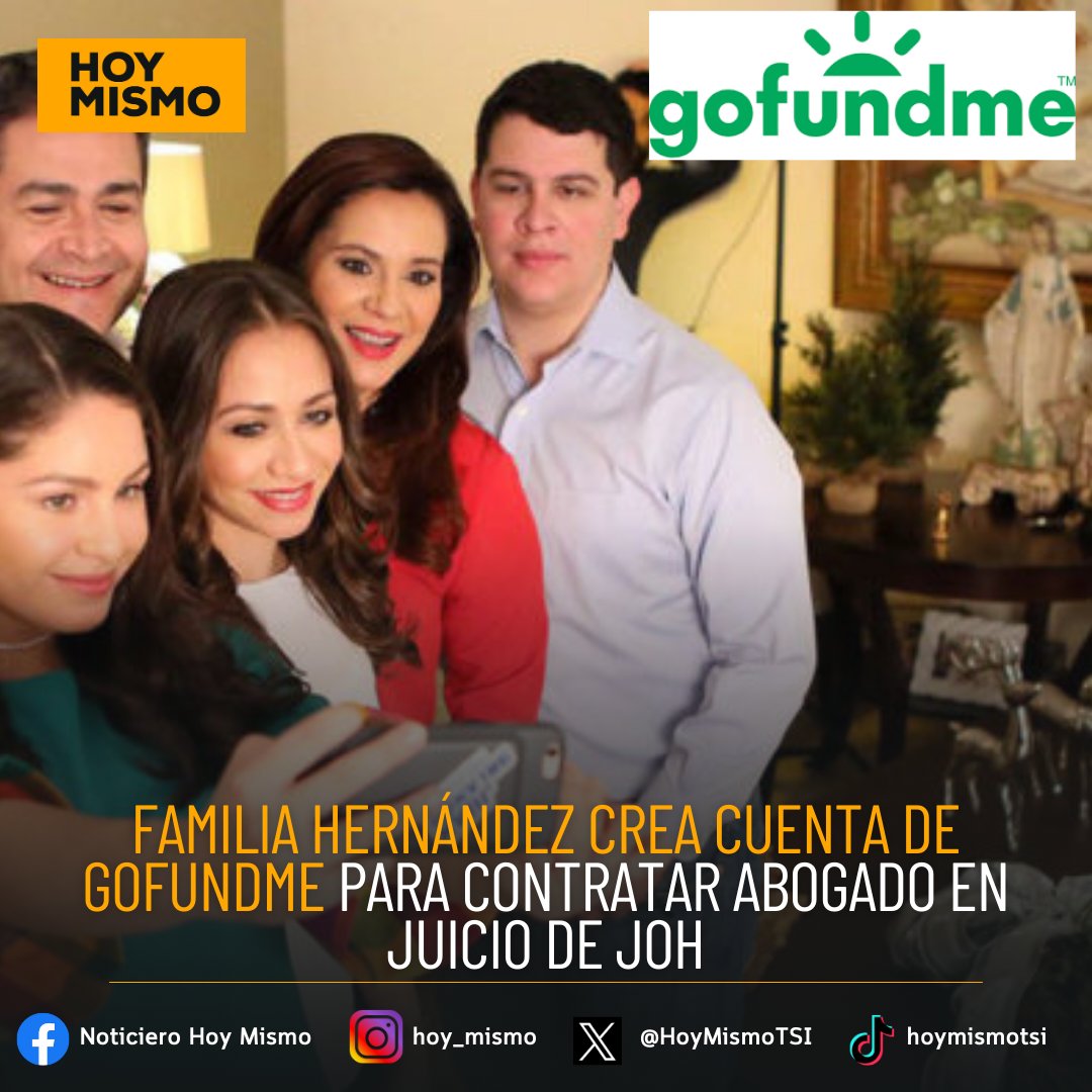 HoyMismoTSI's tweet photo. 🔴#𝑯𝒐𝒚𝑴𝒊𝒔𝒎𝒐 #𝑭𝒊𝒏𝑫𝒆𝑺𝒆𝒎𝒂𝒏𝒂 | Familia de #JOH crea página de donaciones y pide ayuda a los hondureños #CasoJOH https://t.co/VXr0a66EfA