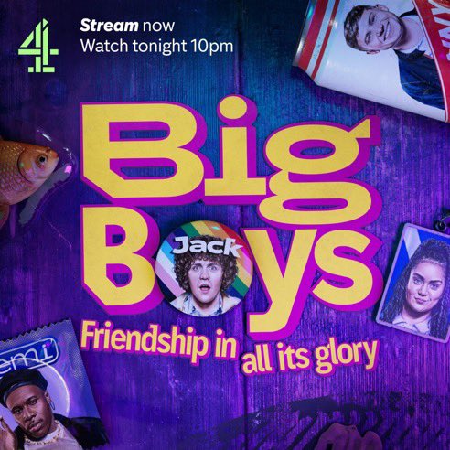 BIG BOYS returns tonight 10pm on C4.  Then stay up all night binging the series.  Then turn up late for work.  Then call your bosses exploitative thieves and pricks.  Asswipes.  It’ll be ok, I promise. #bigboys