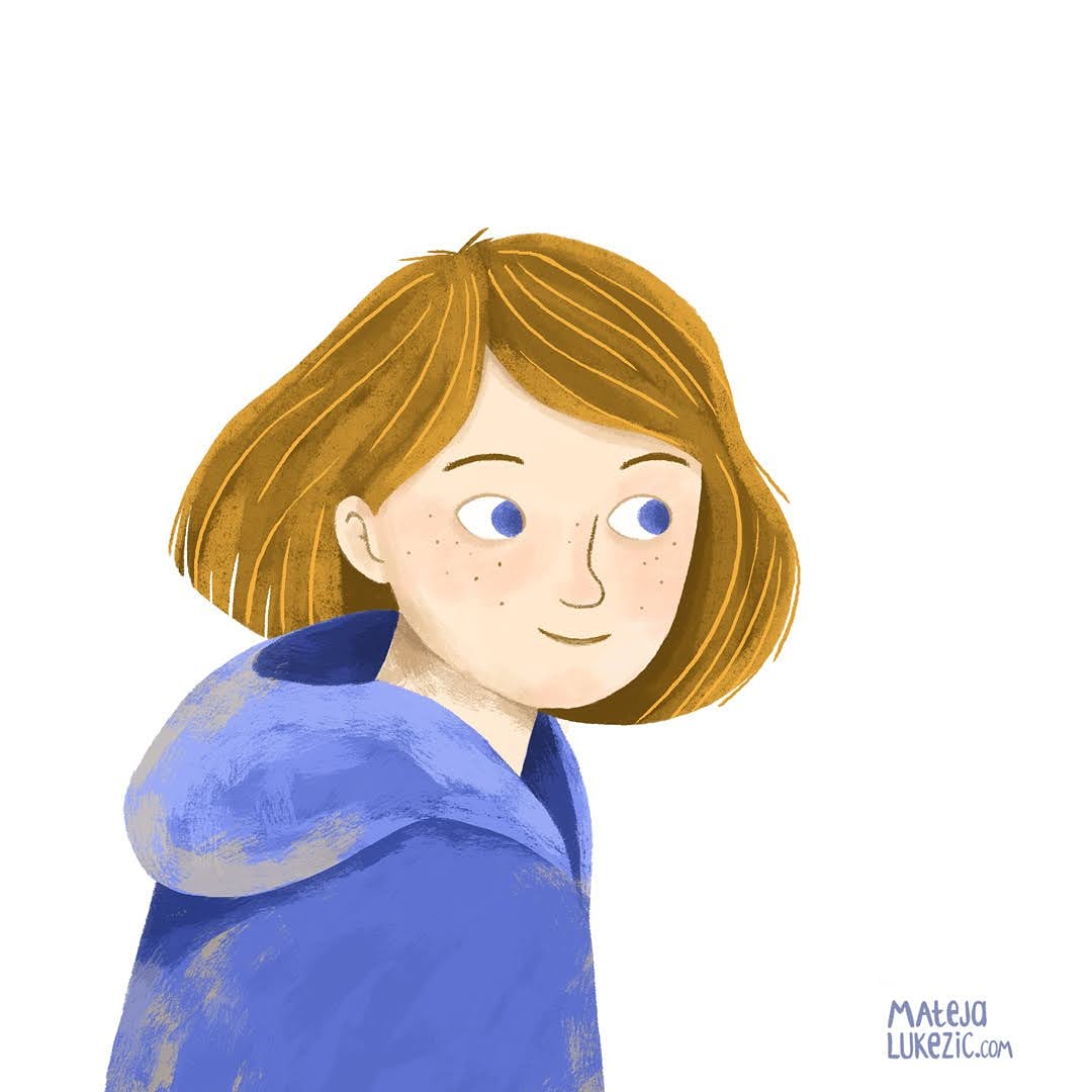 Me vs how I draw myself ⭐️
#illustration #kidlitart