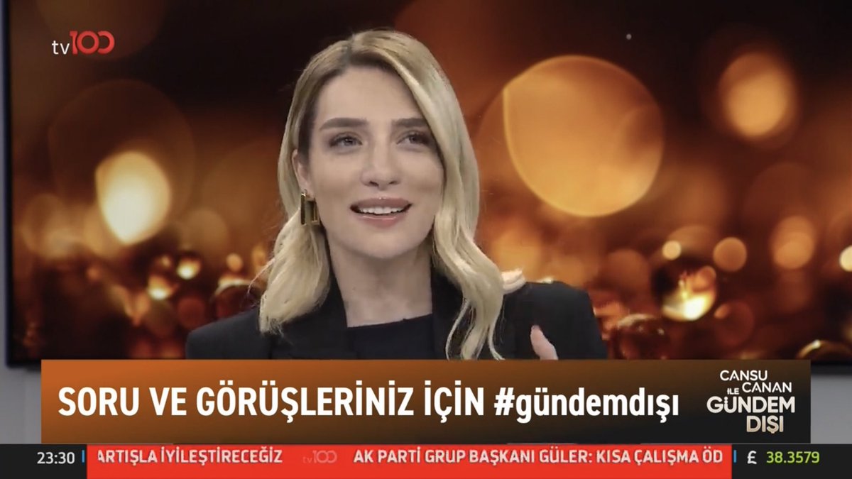 Yayında <a href="/cansucananozgen/">Cansu Canan Özgen</a> ile Gündem Dışı

▶️Allah insanı neden yarattı?

▶️İnsan hayatı nasıl anlamlandırılıyor?

<a href="/cansucananozgen/">Cansu Canan Özgen</a> soruyor;
<a href="/ctaslaman/">Caner Taslaman</a> yanıtlıyor.

Tv100 Canlı İzle 
📺 tv100.com/canli-yayin