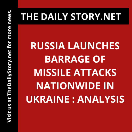 '#BreakingNews: Russia's missile attacks leave Ukraine in chaos. #WarOnUkraine #InternationalTensions'
Read more: thedailystory.net/russia-launche…