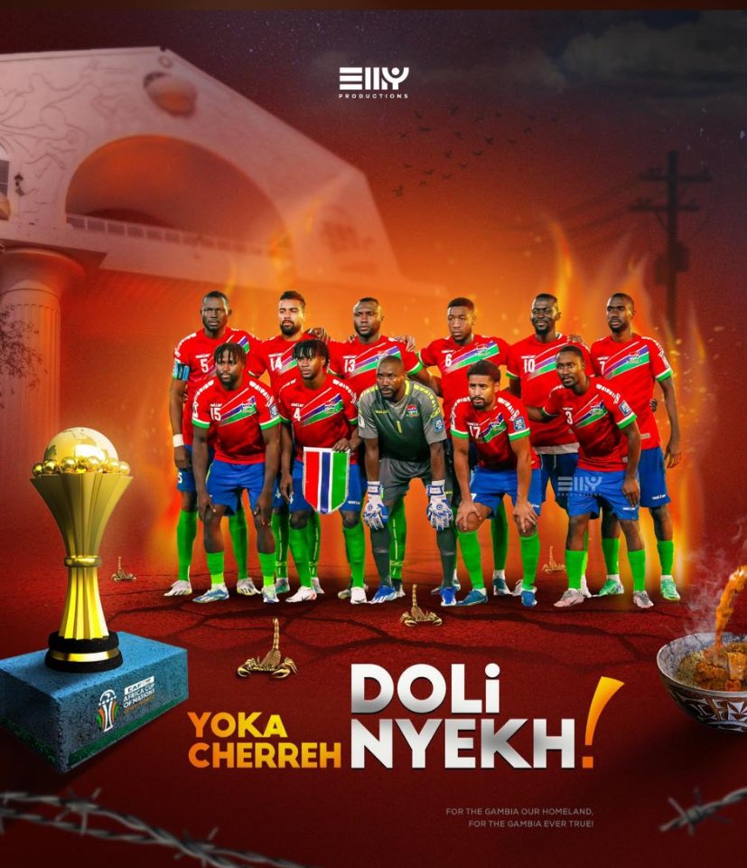 Never underestimate our boys 💪
#Scopions🦂
#TeamGambia 🇬🇲
#Afcon