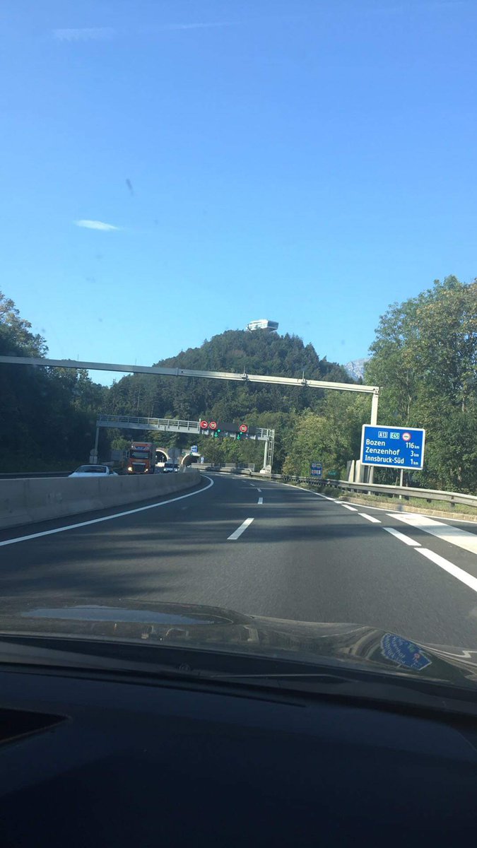 Jak mój tata jeździł do pracy do Włoch to zawssze przejeżdżał przez Innsbruck i pod Bergisel