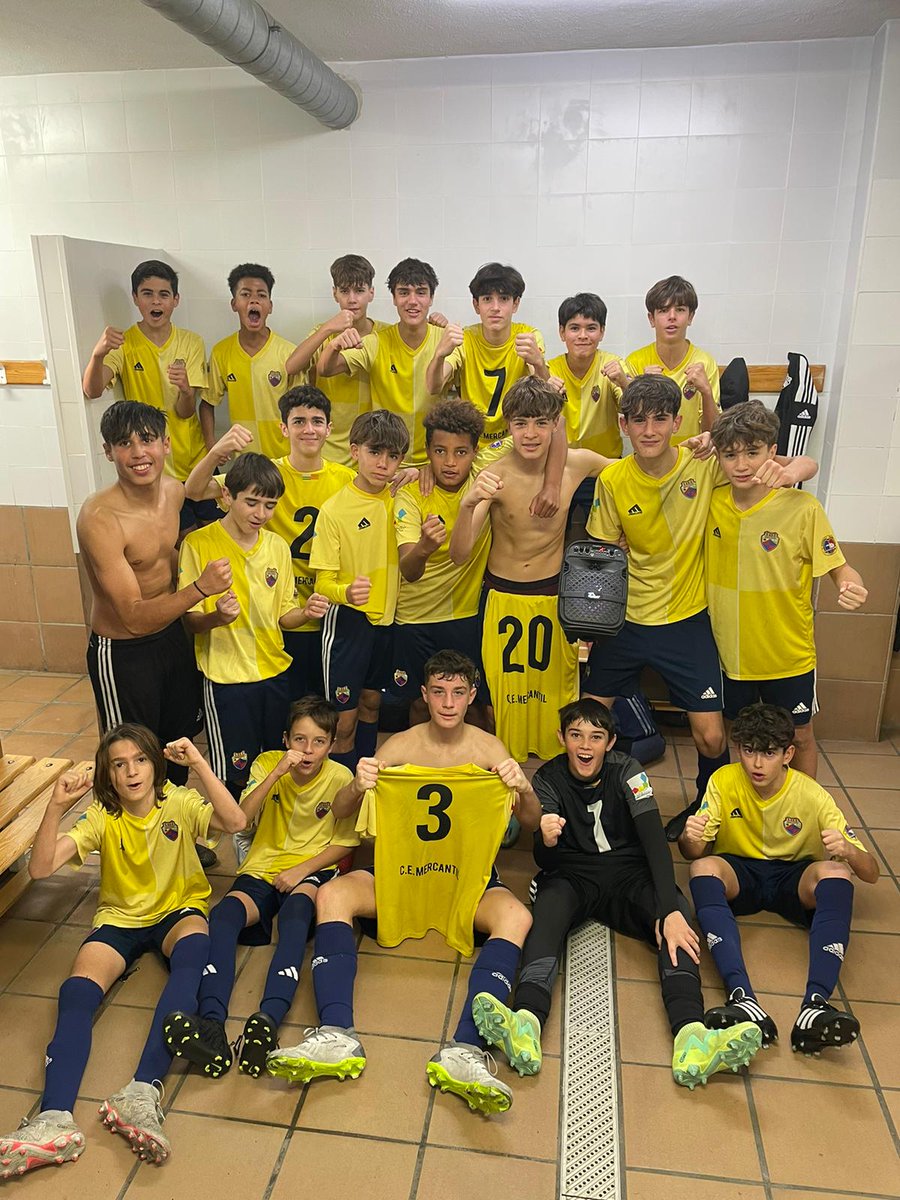 CEMercantil's tweet photo. 🔴🔵 INFANTIL "C"
🔵🔴
🏆1a Divisió
@SantCugatFC 1 - @CEMercantil 2.
⚽ Moha
⚽ Alan
#CEMInfC https://t.co/PVsEjWY1y3
