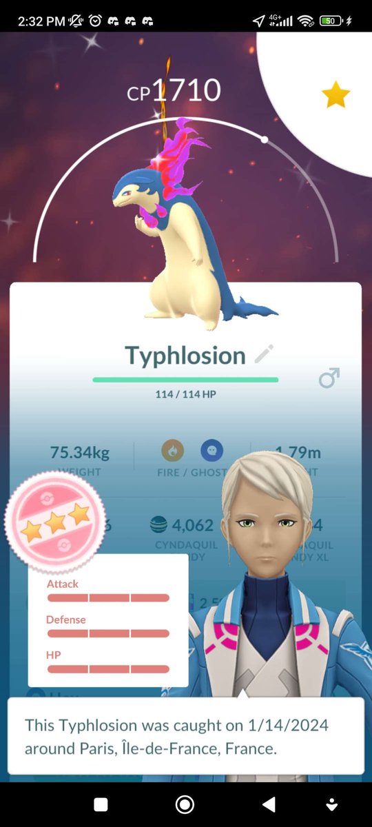 SHUNDO TYPHLOSION H!!
(After 2 raids in-person)

I guess <a href="/KungEgon/">Emil</a> your wish came true hahaha 😜😜😜

Finally some luck in 2024 cuz so far I only got 1 hundo (hatched) prior to this