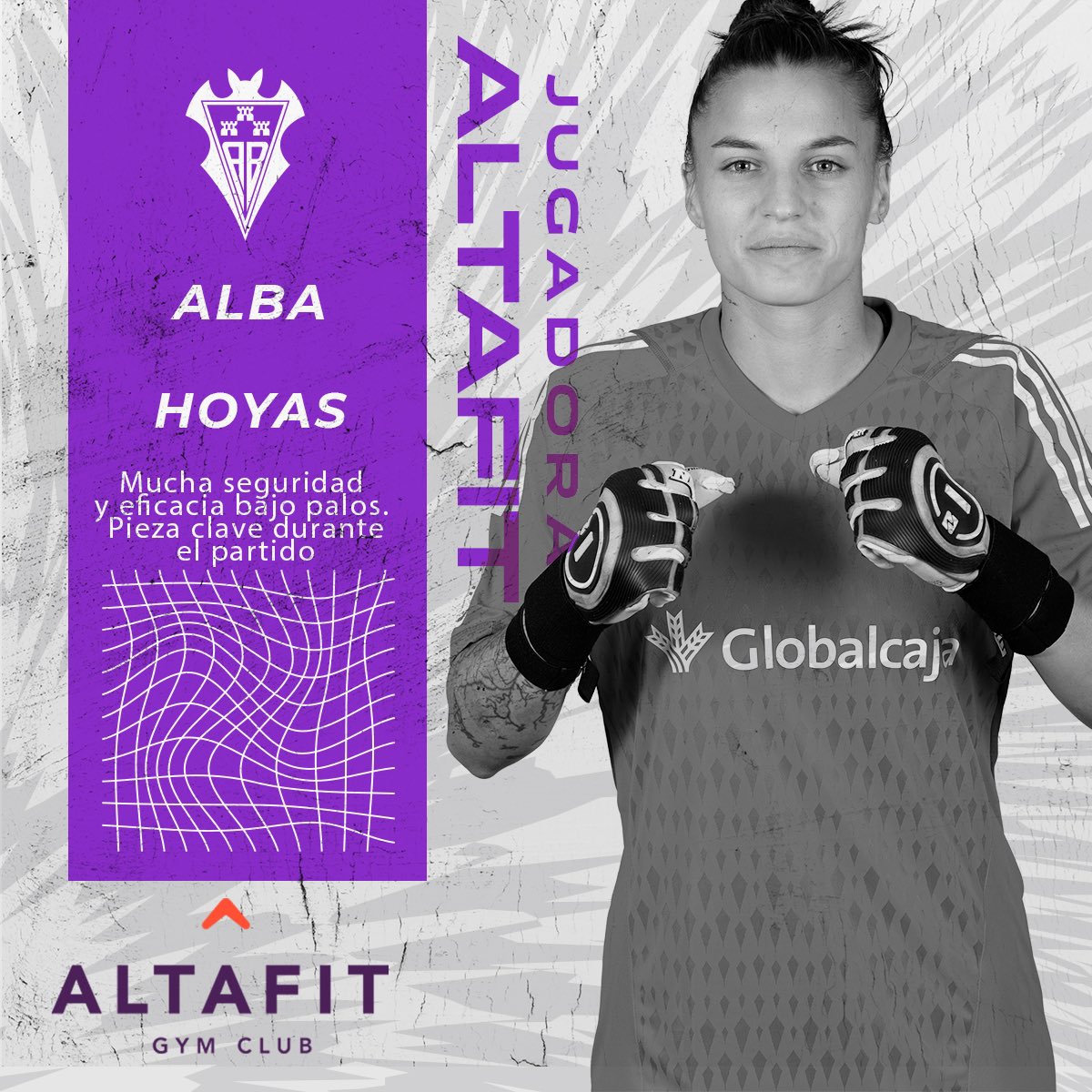 CDAlbaFem's tweet photo. 𝙅𝙪𝙜𝙖𝙙𝙤𝙧𝙖 𝘼𝙡𝙩𝙖𝙛𝙞𝙩… Alba Hoyas🥇

Nuestra 1️⃣3️⃣ se convierte en la #JugadoraAltafit de la eliminatoria de Octavos de final de Copa de la Reina🔥 

#VamosFunda https://t.co/1UfdTRWKQY