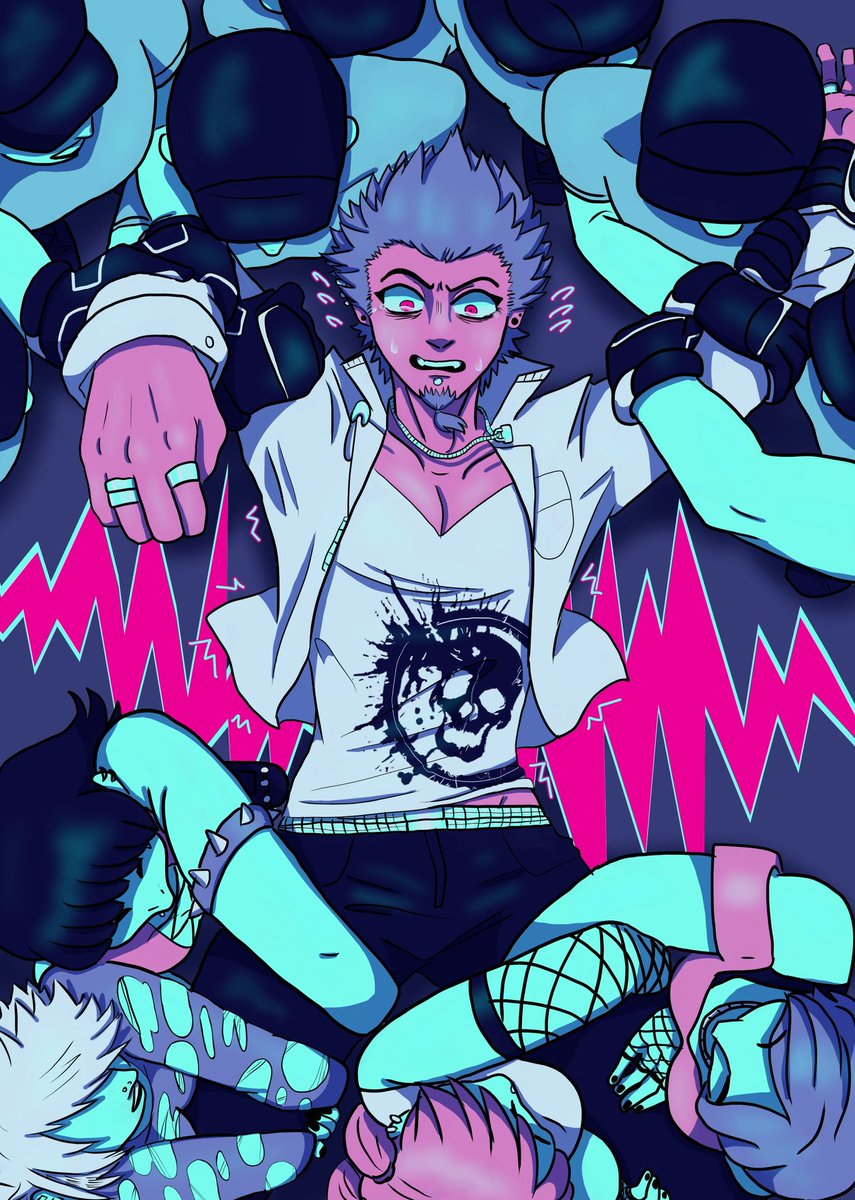 My zine pieces for <a href="/drexecutionzine/">Death's Final Dance ✦ FINISHED</a> !! So happy to draw my loves Mahiru and Leon, leftovers for the zine are on right now!