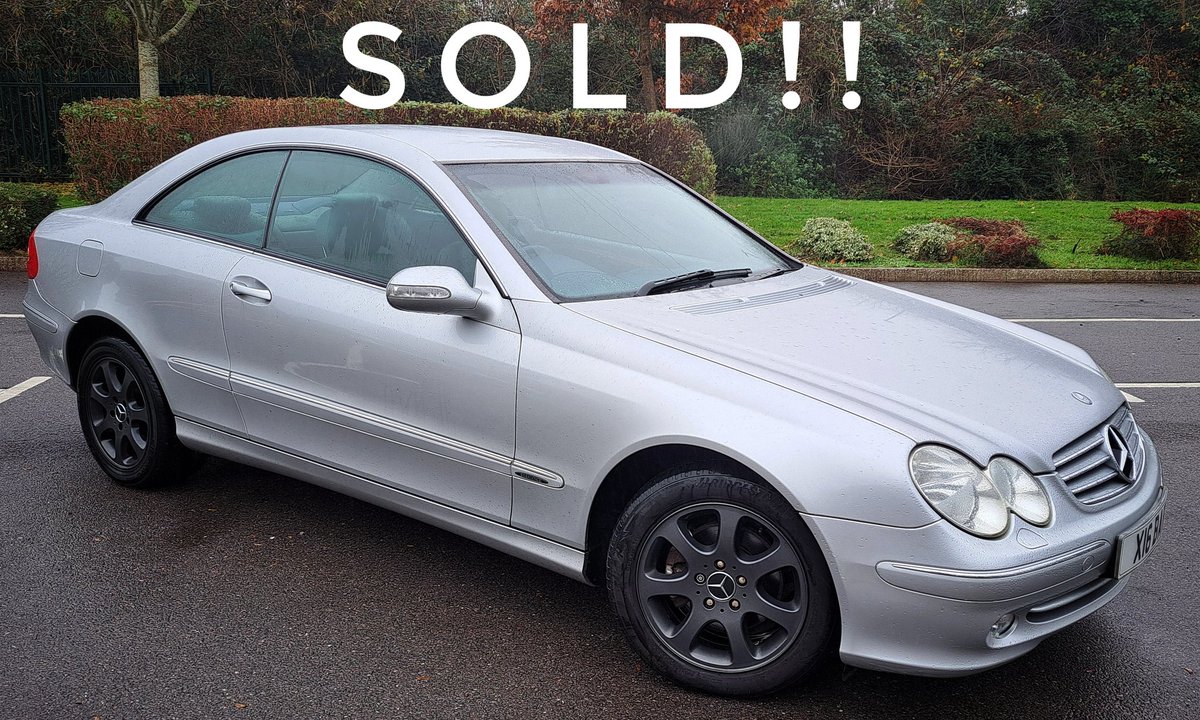 This Merc CLK 200 Kompressor with just 68k miles on the clock was sold a few days ago. An excellent example and a great car for not a lot of money!