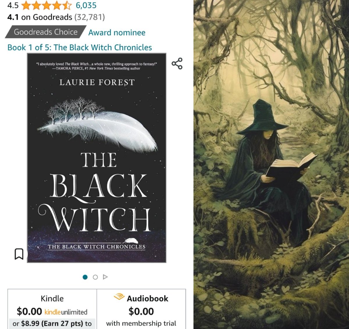 #TheBlackWitch is a @AmazonKindle unlimited selection 😃🖤🐲📚☕️🫖 - enjoy! amazon.com/gp/aw/d/B01N0G…