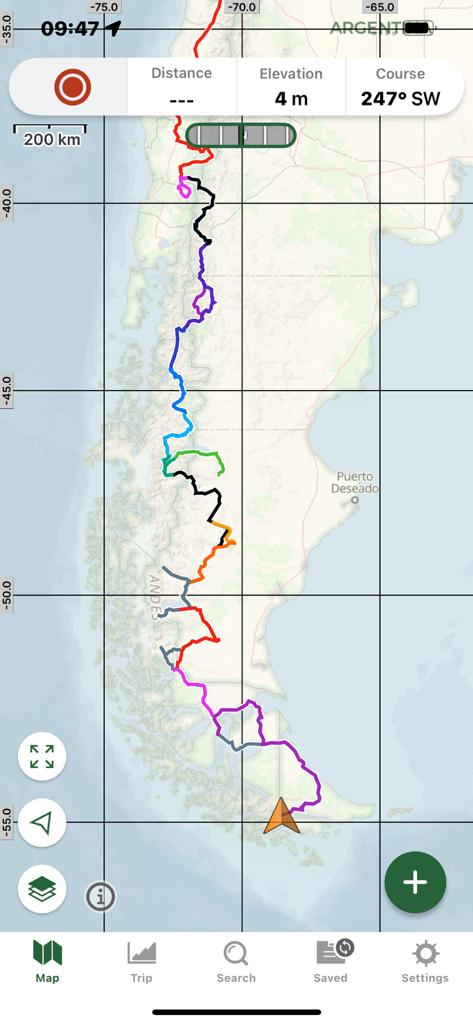 December's adventure bike trip to the bottom of South America, around 3,500 miles, on/offroad.  #pategonia