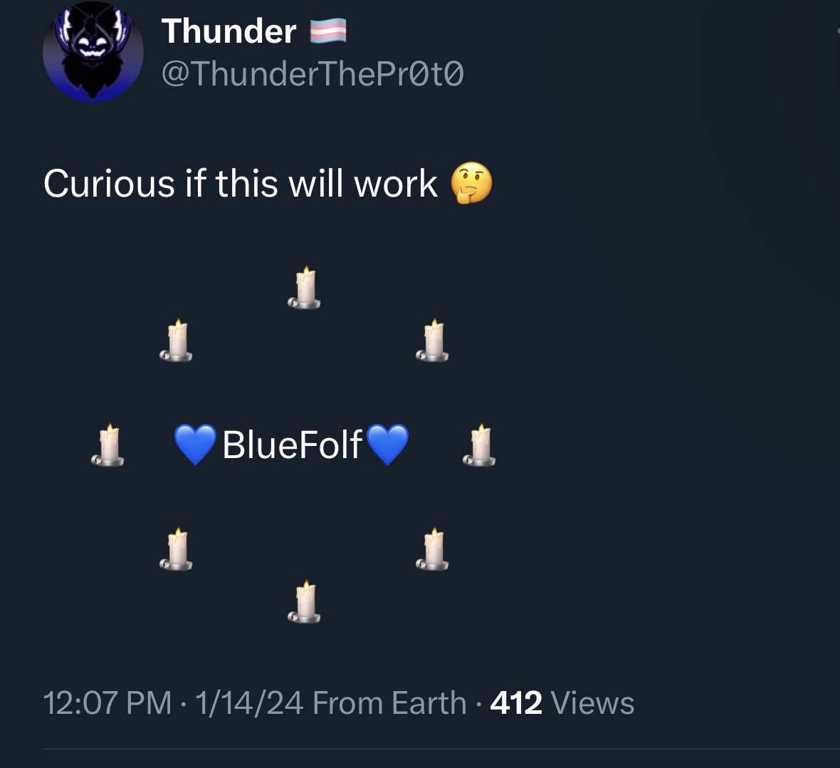 bluefolf's tweet photo. EVERYONE KEEPS SUMMONING ME https://t.co/lX9CSi0NZs