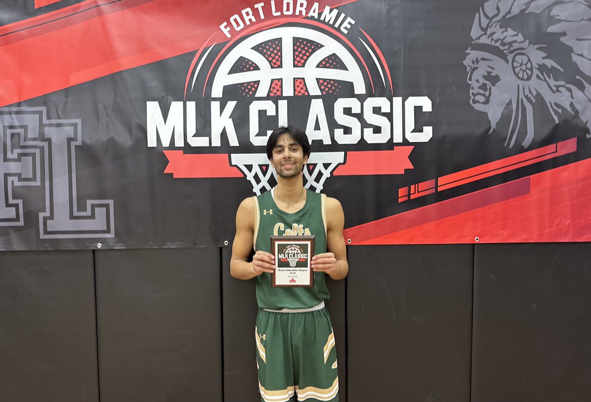 Fort Loramie MLK Classic 

Game 2

Game MVP presented by Casey’s General Store  - 

Veer Shah