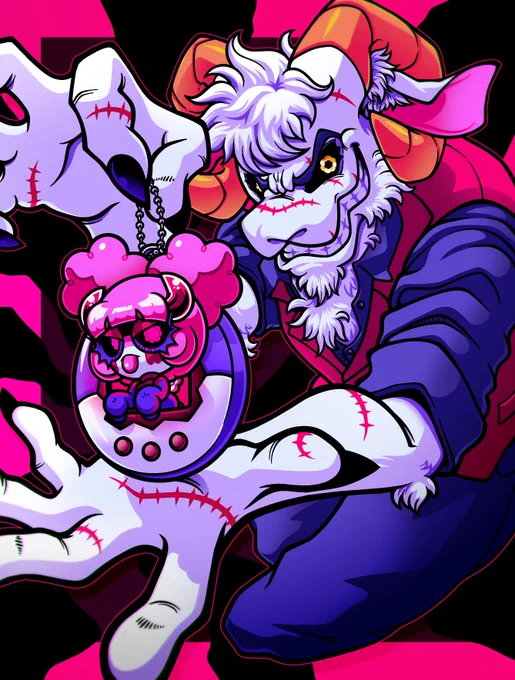 Fun commission for @/gattonero1321!! #TheHostPresents