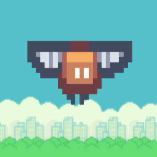 DaZzaLaR's tweet photo. Flappy Bat about to make people rage, just as Flappy bird did back in the day. https://t.co/HyXIDWoxNU