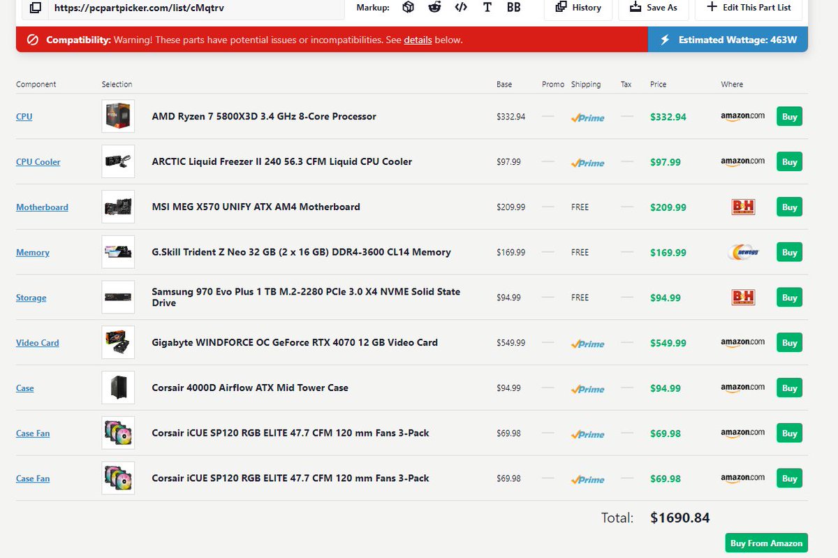 Best PC for 1600$