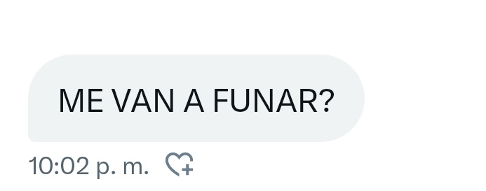 Le explicaba el porqué  nos funarian y me sale con esto.