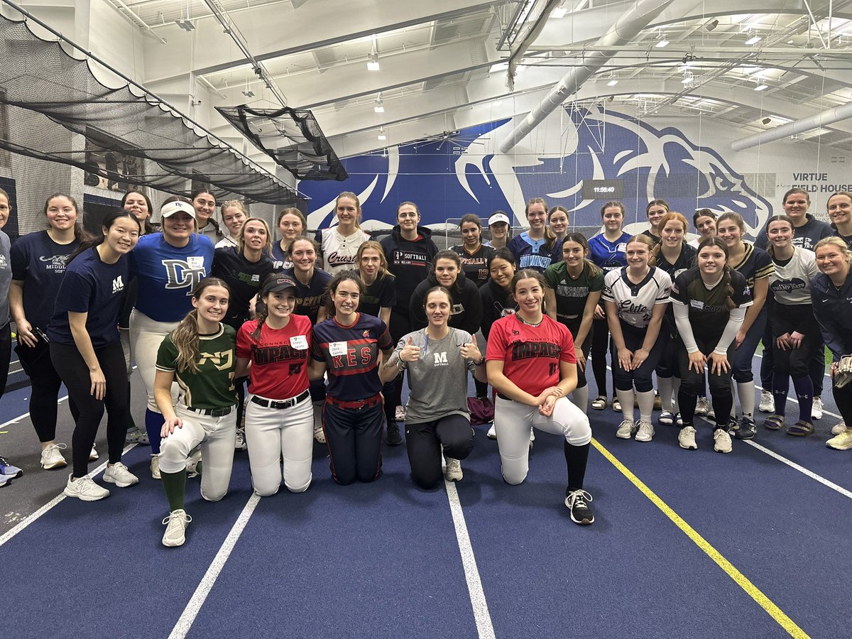 Great day here in Middlebury for double session prospect camp! #gomidd #gomiddsoftball