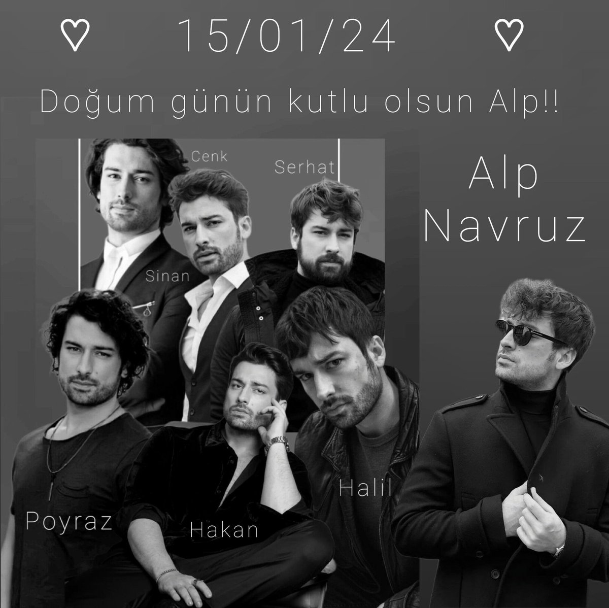 arantxadl30's tweet photo. Doğum günün kutlu olsun! 🥳 Allah ömrünüzü bereket, sağlık ve mutlulukla doldursun, doğum gününüz kutlu olsun!! 🎉🎊 Seni seviyorum 🥰❤️ #AlpNavruz @AlpNavruz https://t.co/xRUrtfz9vb