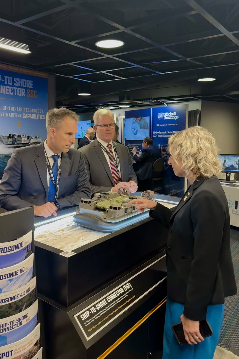 RepJenKiggans's tweet photo. It was awesome to attend the Surface Navy Association Symposium this week…! Our Navy is the backbone of promoting freedom around the world and it’s incredible to see the innovation in the tools they use to achieve their mission! #GoNavy #SNASymposium #VA02 https://t.co/6FHueHZBhB